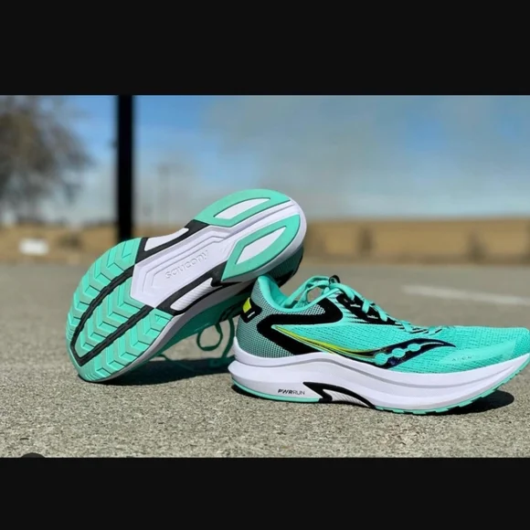 SAUCONY Axon 2 Running Shoes, Cool Mint Color, New In Box, Size 9 - Picture 4 of 6